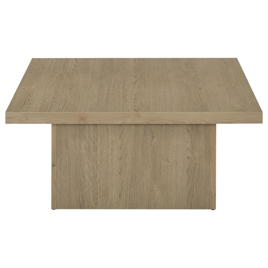 Home & Sleep Outlet - Devar 3-piece Square Cocktail Coffee End Table Set Latte
