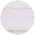 Home & Sleep Outlet - Jason 2-piece Round White Marble Coffee Table Set Greige