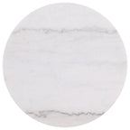 Home & Sleep Outlet - Jason 3-piece Round White Marble Coffee Table Set Greige