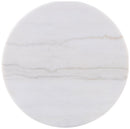 Jason 3-piece Round White Marble Coffee Table Set Greige