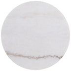 Home & Sleep Outlet - Jason 2-piece Round White Marble Coffee Table Set Honey Brown