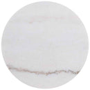 Jason 3-piece Round White Marble Coffee Table Set Honey Brown