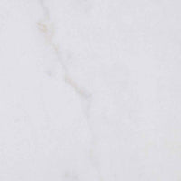 Jason Round White Marble Top Coffee Table Honey Brown