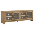 Home & Sleep Outlet - Brenham 79-inch 4-door TV Stand Media Console Washed Oak