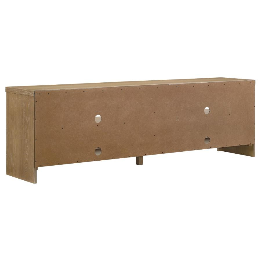 Home & Sleep Outlet - Brenham 79-inch 4-door TV Stand Media Console Washed Oak