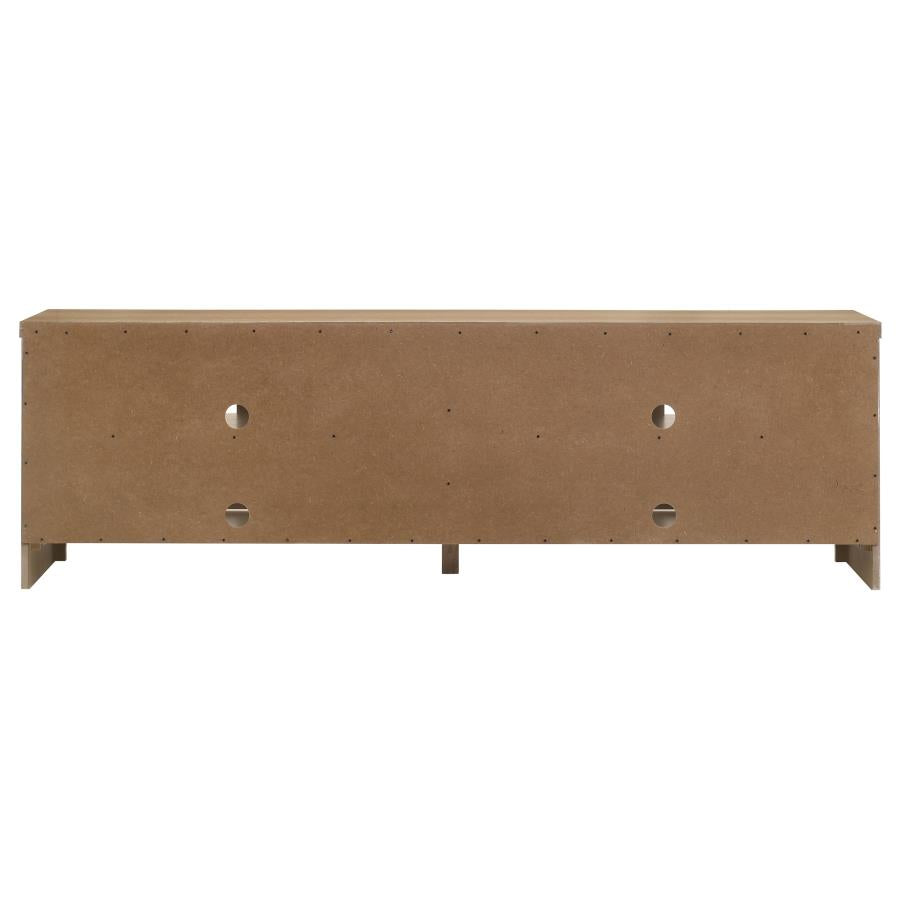 Home & Sleep Outlet - Brenham 79-inch 4-door TV Stand Media Console Washed Oak
