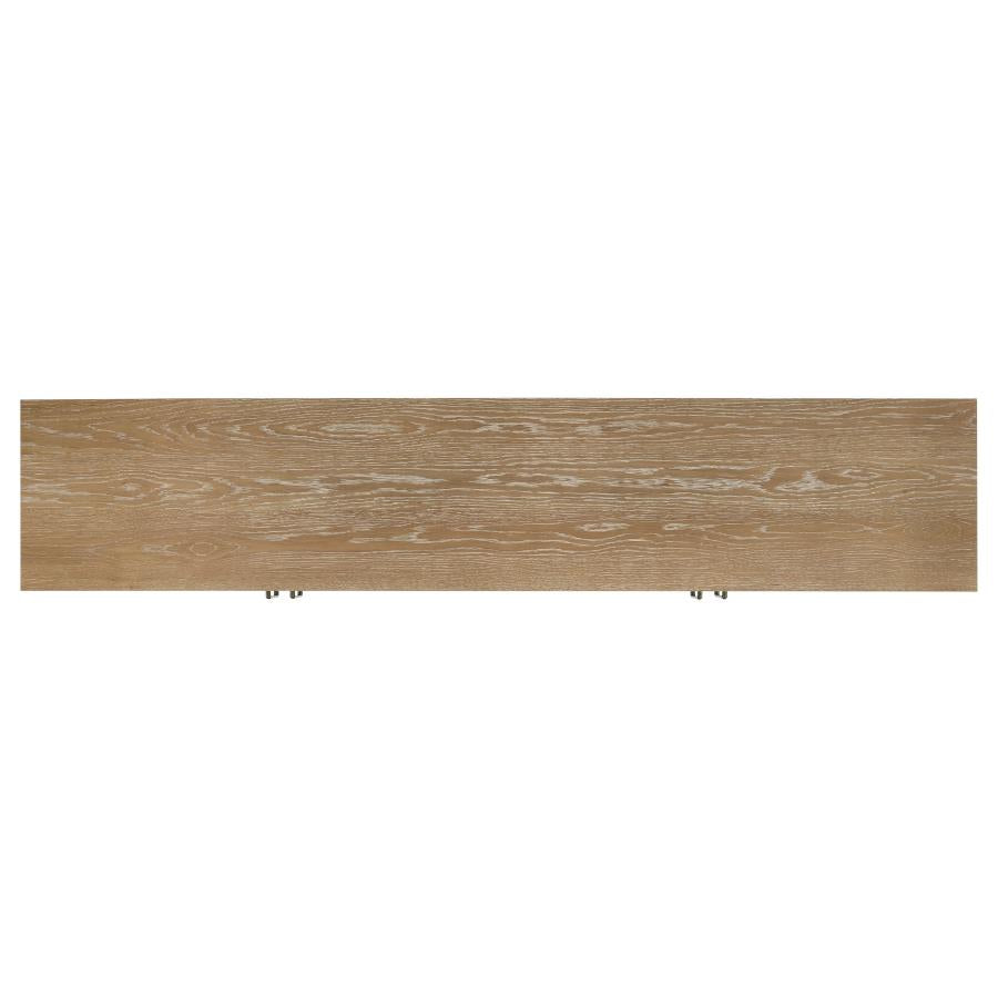 Home & Sleep Outlet - Brenham 79-inch 4-door TV Stand Media Console Washed Oak