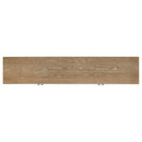 Brenham 79-inch 4-door TV Stand Media Console Washed Oak