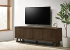 Home & Sleep Outlet - Trotter 71-inch 4-Door Wood TV Stand Media Console Brown