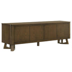 Home & Sleep Outlet - Trotter 71-inch 4-Door Wood TV Stand Media Console Brown
