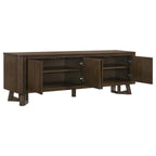 Home & Sleep Outlet - Trotter 71-inch 4-Door Wood TV Stand Media Console Brown