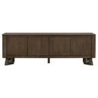 Home & Sleep Outlet - Trotter 71-inch 4-Door Wood TV Stand Media Console Brown