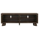 Trotter 71-inch 4-Door Wood TV Stand Media Console Brown