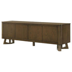 Home & Sleep Outlet - Trotter 71-inch 4-Door Wood TV Stand Media Console Brown
