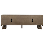 Home & Sleep Outlet - Trotter 71-inch 4-Door Wood TV Stand Media Console Brown