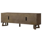 Home & Sleep Outlet - Trotter 71-inch 4-Door Wood TV Stand Media Console Brown