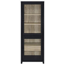 Denison 3-piece Entertainment Center 79-inch TV Stand Black