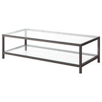Trini 2-piece Coffee and End Table Set Black Nickel