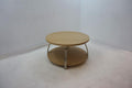 Home & Sleep Outlet - Dacre Round Engineered Wood Top Coffee Table Greige