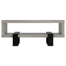Dinard Engineered Wood Cocktail Coffee Table Grey Driftwood