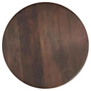 Dale Round Solid Mango Wood Side End Table Brown