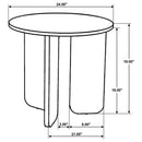 Dale 2-piece Solid Wood Coffee and End Table Set Brown
