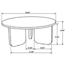 Dale 2-piece Solid Wood Coffee and End Table Set Brown