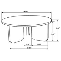 Dale 2-piece Solid Wood Coffee and End Table Set Brown