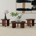 Home & Sleep Outlet - Dale 3-piece Solid Wood Coffee and End Table Set Brown