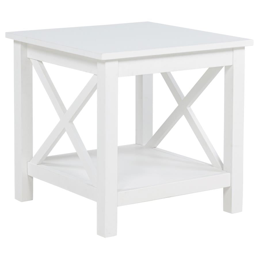 Home & Sleep Outlet - Skyview 2-piece Rectangular Lift Top Coffee Table Set White