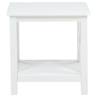 Skyview 2-piece Rectangular Lift Top Coffee Table Set White