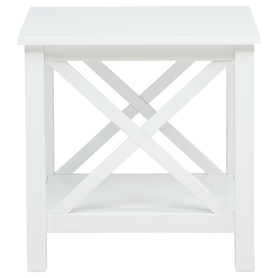 Home & Sleep Outlet - Skyview 2-piece Rectangular Lift Top Coffee Table Set White