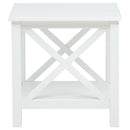 Skyview 2-piece Rectangular Lift Top Coffee Table Set White
