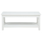 Home & Sleep Outlet - Skyview 2-piece Rectangular Lift Top Coffee Table Set White