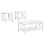 Home & Sleep Outlet - Skyview 3-piece Rectangular Lift Top Coffee Table Set White