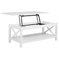Home & Sleep Outlet - Skyview 44-inch Rectangular Lift Top Coffee Table White