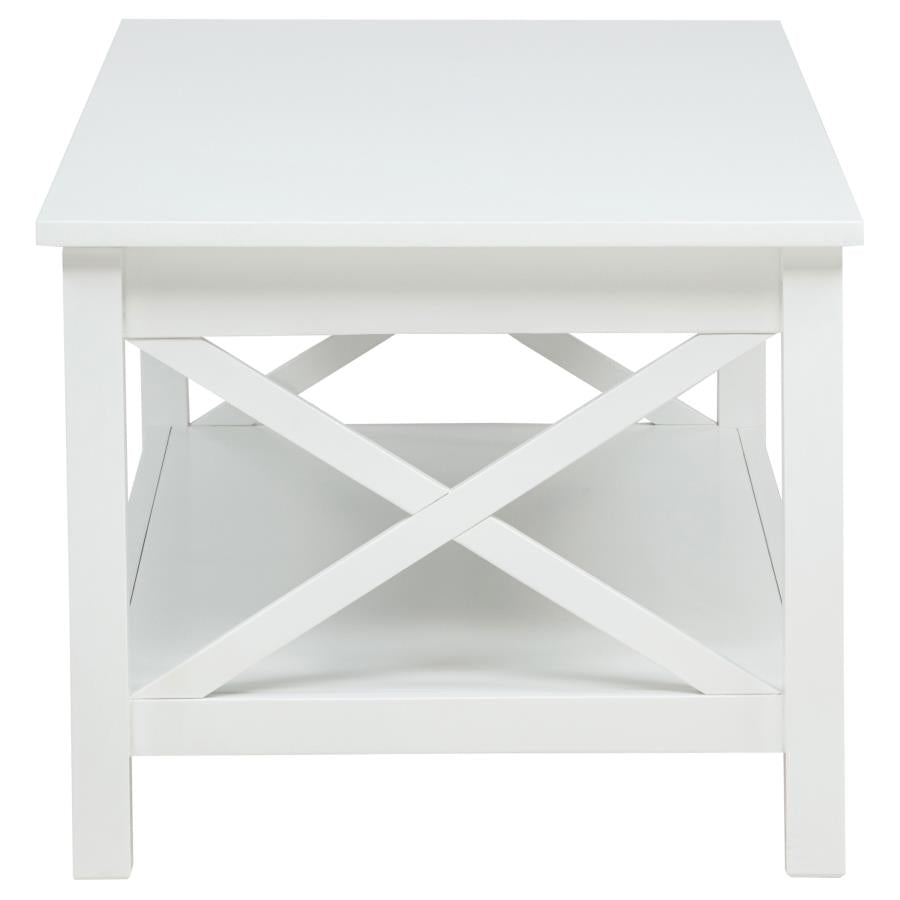 Home & Sleep Outlet - Skyview 44-inch Rectangular Lift Top Coffee Table White