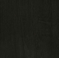 Dacre Round Engineered Wood Top Side End Table Dark Charcoal