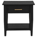 Lindenton 2-piece Wood Lift-Top Coffee and End Table Set Black