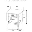 Lindenton 2-piece Wood Lift-Top Coffee and End Table Set Black