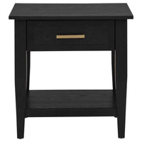Lindenton 3-piece Wood Lift-Top Coffee and End Table Set Black