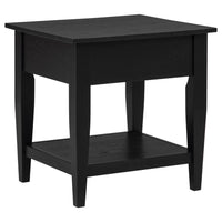 Lindenton 3-piece Wood Lift-Top Coffee and End Table Set Black