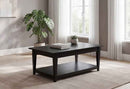 Lindenton Lift-Top Occasional Cocktail Coffee Table Black