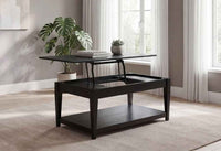 Lindenton Lift-Top Occasional Cocktail Coffee Table Black