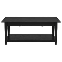 Lindenton Lift-Top Occasional Cocktail Coffee Table Black