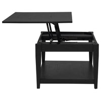 Lindenton Lift-Top Occasional Cocktail Coffee Table Black