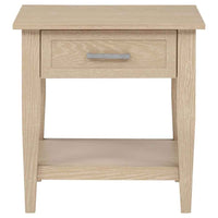 Lindenton 1-drawer Wood Occasional Side End Table Blonde