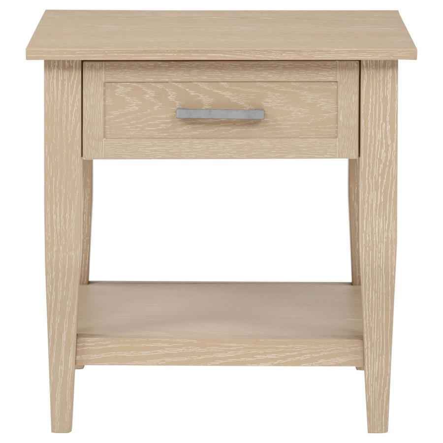 Lindenton 1-drawer Wood Occasional Side End Table Blonde