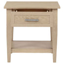 Lindenton 1-drawer Wood Occasional Side End Table Blonde