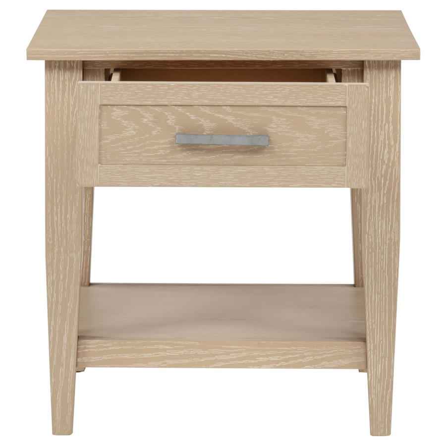 Lindenton 1-drawer Wood Occasional Side End Table Blonde